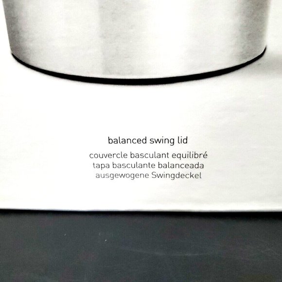 Simplehuman 1.5 Liter / 0.4 Gallon Mini Countertop Trash Can, Brushed Stainless - Picture 7 of 12